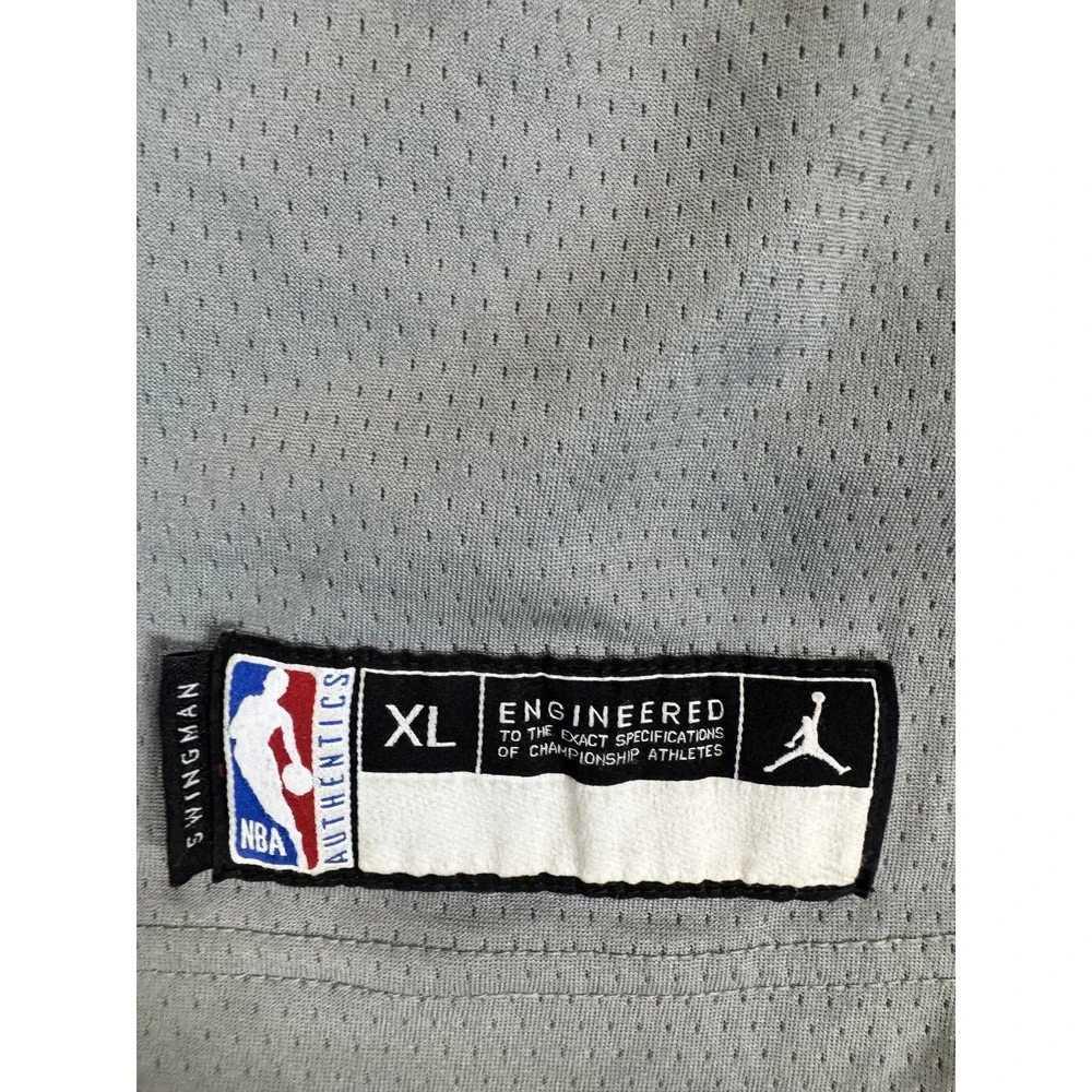 Jordan NBA Brooklyn Nets James Harden 13 Youth XL Swingman Jersey Gray Black